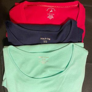 White Stag Short Sleeve Tees - 3 Assorted Colors - Size XL (16/18)
